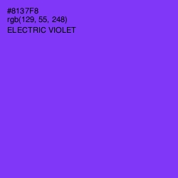 #8137F8 - Electric Violet Color Image