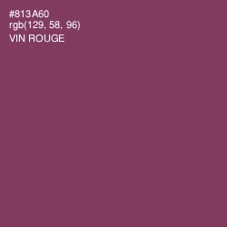 #813A60 - Vin Rouge Color Image