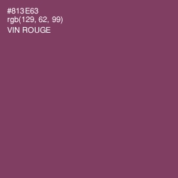 #813E63 - Vin Rouge Color Image