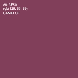#813F59 - Camelot Color Image