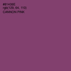 #81406E - Cannon Pink Color Image