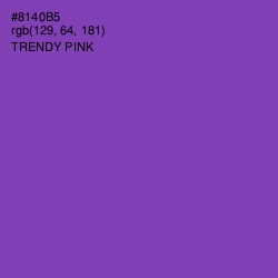 #8140B5 - Trendy Pink Color Image