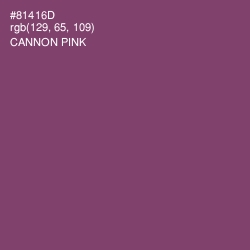 #81416D - Cannon Pink Color Image