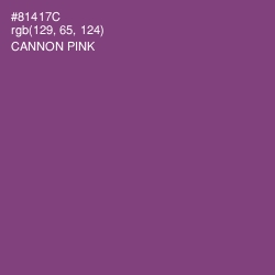 #81417C - Cannon Pink Color Image