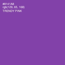 #8141A8 - Trendy Pink Color Image