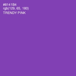 #8141B4 - Trendy Pink Color Image