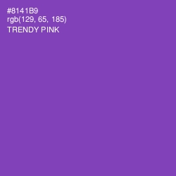 #8141B9 - Trendy Pink Color Image