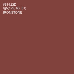 #81423D - Ironstone Color Image