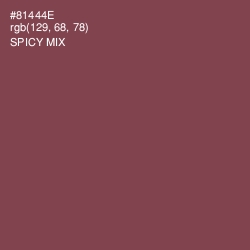 #81444E - Spicy Mix Color Image