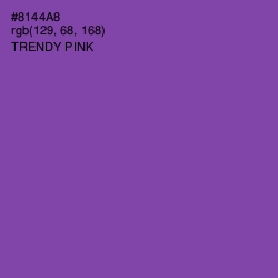 #8144A8 - Trendy Pink Color Image