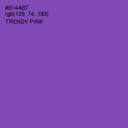 #814AB7 - Trendy Pink Color Image