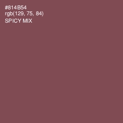#814B54 - Spicy Mix Color Image