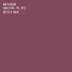 #814B5B - Spicy Mix Color Image