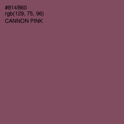 #814B60 - Cannon Pink Color Image