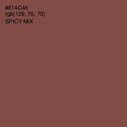 #814C46 - Spicy Mix Color Image