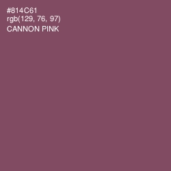 #814C61 - Cannon Pink Color Image