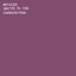 #814C6D - Cannon Pink Color Image