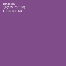 #814C8A - Trendy Pink Color Image