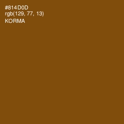 #814D0D - Korma Color Image