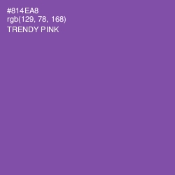 #814EA8 - Trendy Pink Color Image