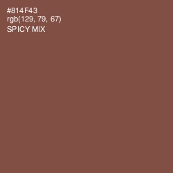 #814F43 - Spicy Mix Color Image