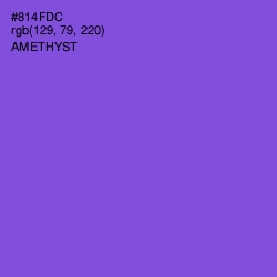 #814FDC - Amethyst Color Image