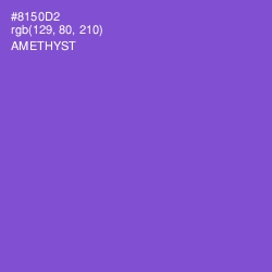 #8150D2 - Amethyst Color Image