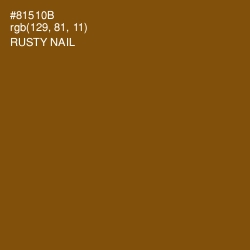 #81510B - Rusty Nail Color Image