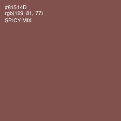 #81514D - Spicy Mix Color Image