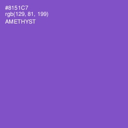#8151C7 - Amethyst Color Image