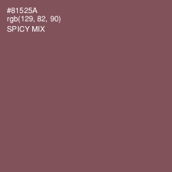 #81525A - Spicy Mix Color Image