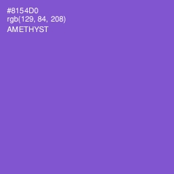 #8154D0 - Amethyst Color Image