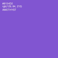 #8154D2 - Amethyst Color Image