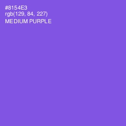 #8154E3 - Medium Purple Color Image