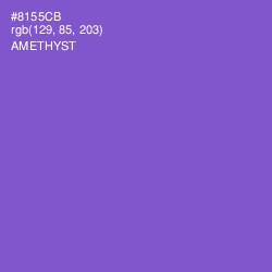 #8155CB - Amethyst Color Image