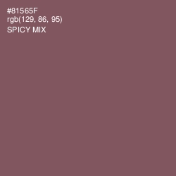 #81565F - Spicy Mix Color Image