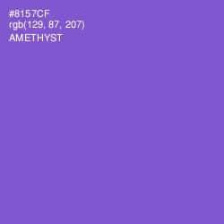 #8157CF - Amethyst Color Image