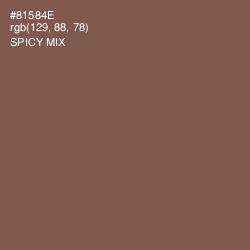 #81584E - Spicy Mix Color Image