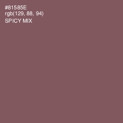 #81585E - Spicy Mix Color Image