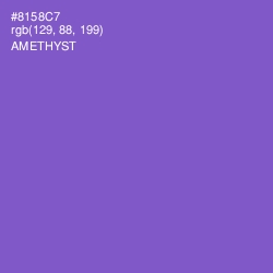 #8158C7 - Amethyst Color Image