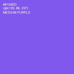 #8158ED - Medium Purple Color Image