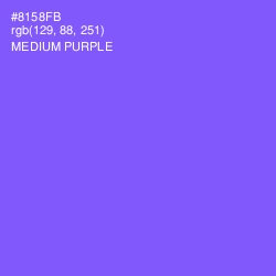 #8158FB - Medium Purple Color Image