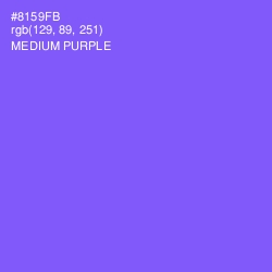 #8159FB - Medium Purple Color Image
