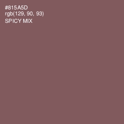 #815A5D - Spicy Mix Color Image