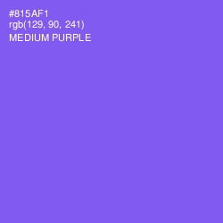 #815AF1 - Medium Purple Color Image