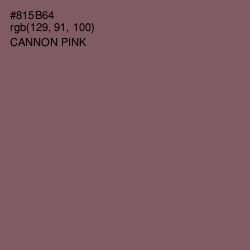 #815B64 - Cannon Pink Color Image