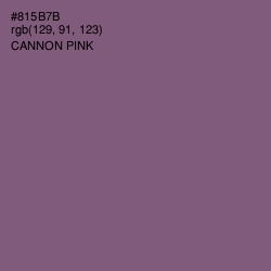 #815B7B - Cannon Pink Color Image