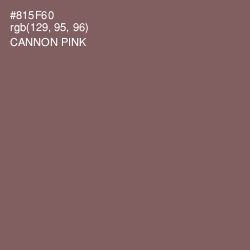 #815F60 - Cannon Pink Color Image