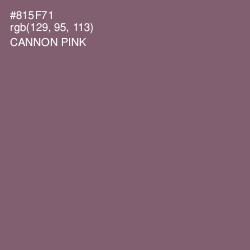 #815F71 - Cannon Pink Color Image