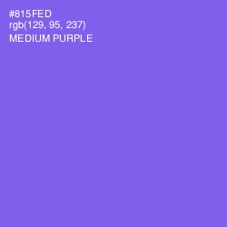 #815FED - Medium Purple Color Image